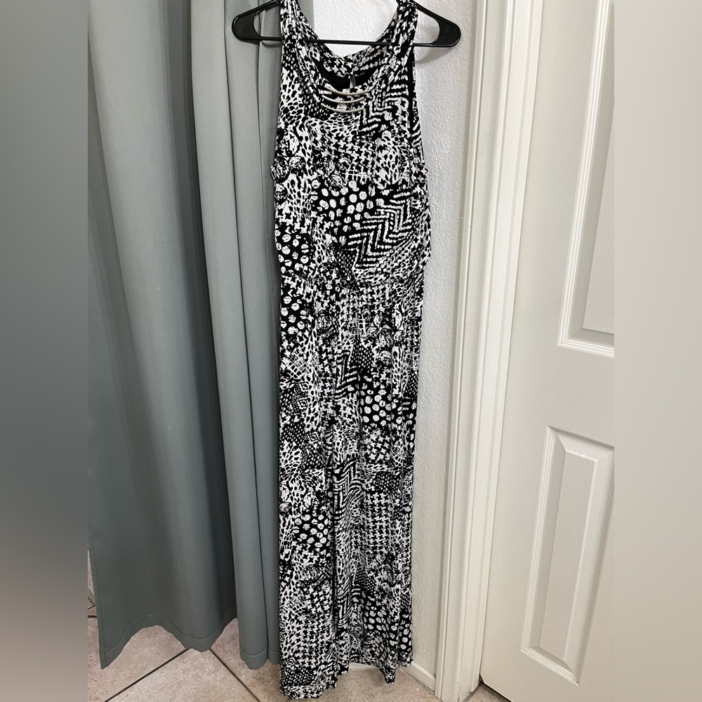 Style & Co. Black and White Jumpsuit